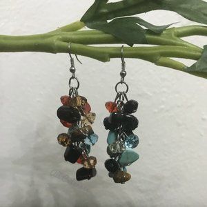 🎀 Lucite Beaded Earrings